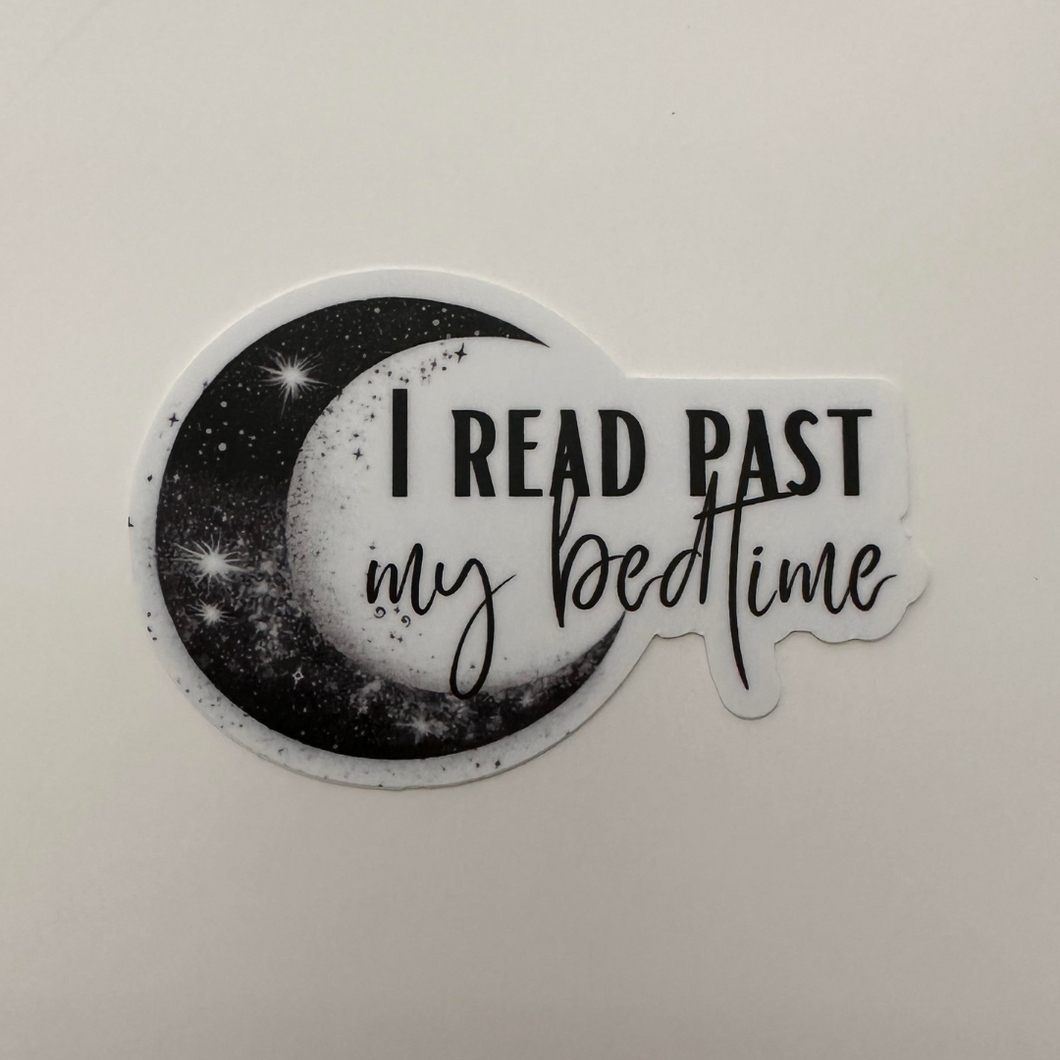I read past my bedtime sticker